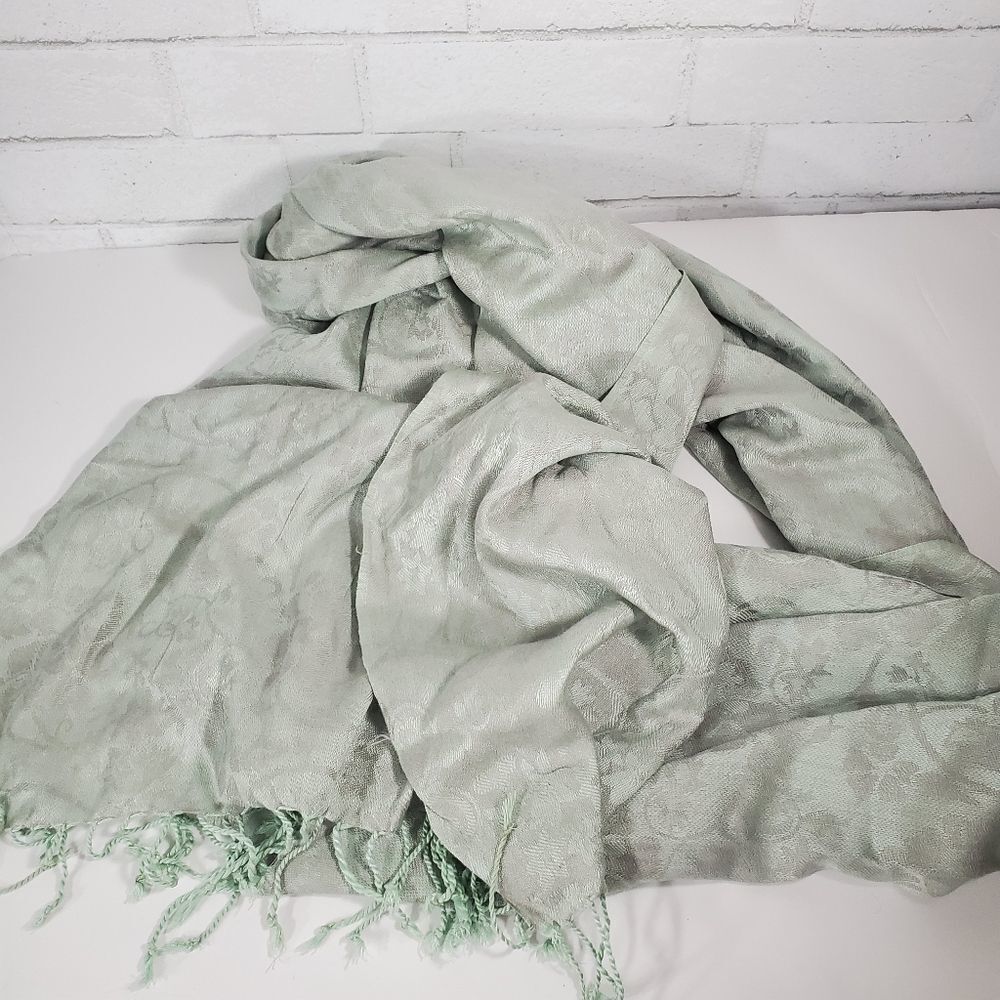 Vintage fringe scarf‎